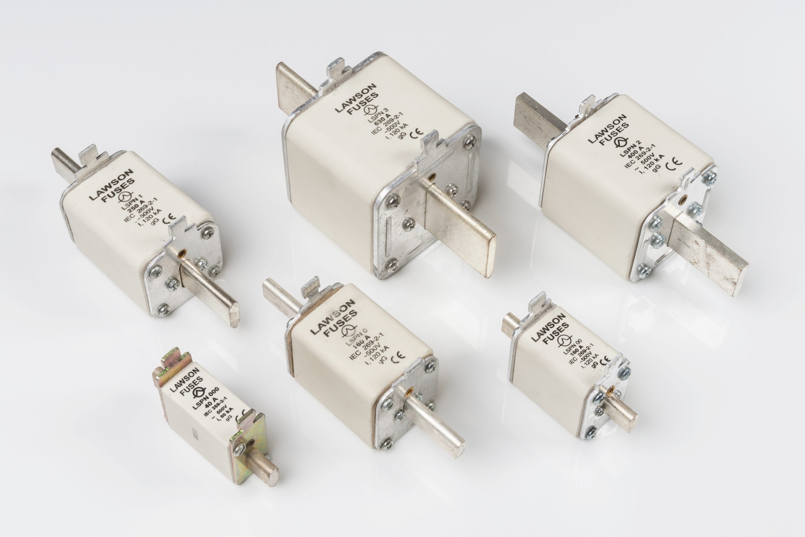 500 Volt NH Industrial Fuselinks with Knife Blade Contacts